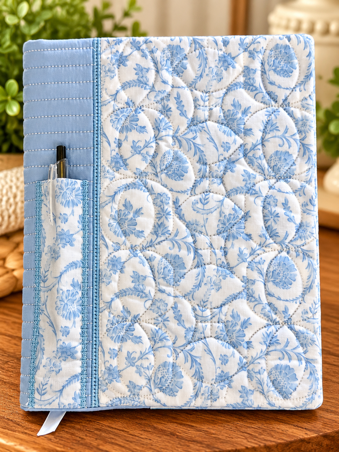 Blue scroll