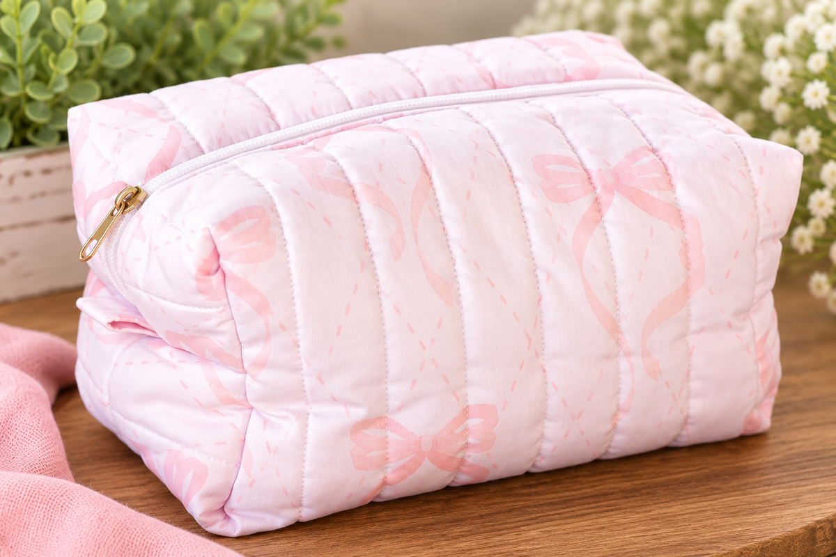 Large Pink Bow Boxy